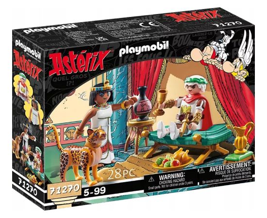 Playmobil Zestaw Asterix 71270 Cezar i Kleopatra