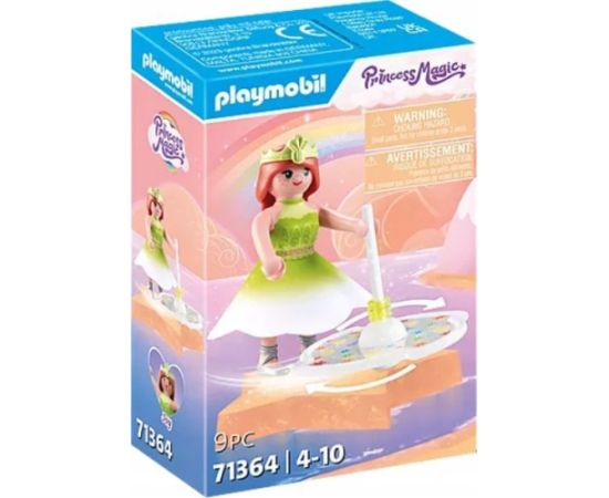 Playmobil Playmobil Princess Magic 71364 Niebiański tęczowy bączek z księżniczką