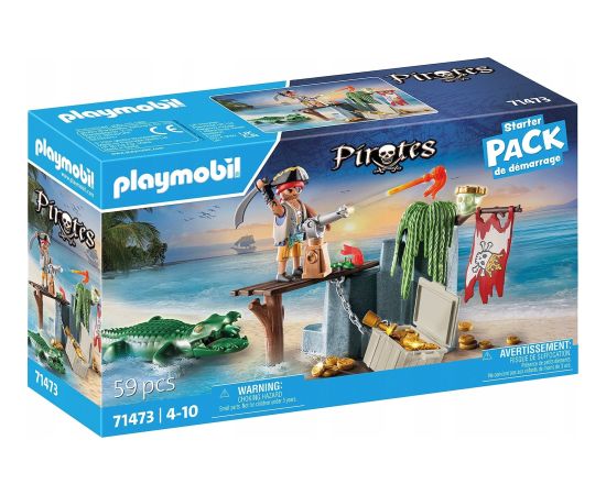 Playmobil Playmobil Pirates 71473 Pirat z aligatorem