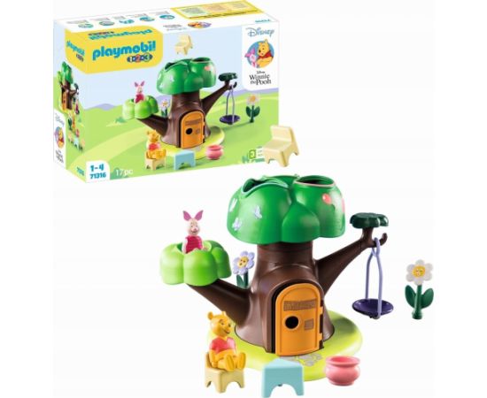 Playmobil Playmobil Disney & Winnie the Pooh 1.2.3 & Disney: Domek w drzewie Kubusia Puchatka i Prosiaczka 71316