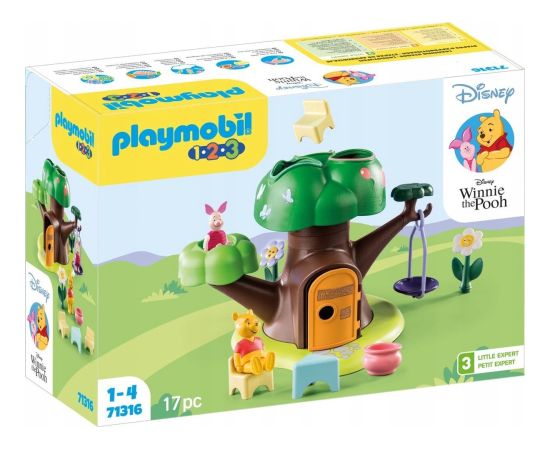 Playmobil Playmobil Disney & Winnie the Pooh 1.2.3 & Disney: Domek w drzewie Kubusia Puchatka i Prosiaczka 71316