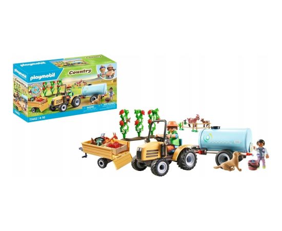 Playmobil Playmobil Country 71442 Traktor z przyczepą i zbiornikiem na wodę