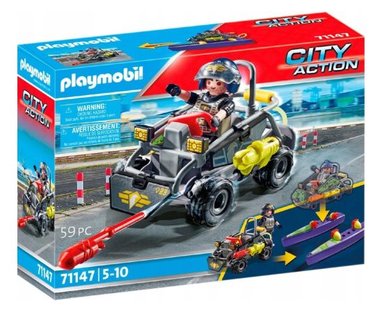 Playmobil Playmobil City Action Quad terenowy jednostki specjalnej 71147