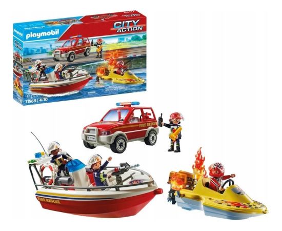 Playmobil Playmobil City Action 71569 Akcja straży pożarnej na wodzie