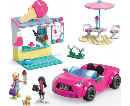 Mattel Klocki Barbie Mega Kabriolet i stoisko