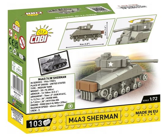 Cobi Klocki Historical Collection M4A3 Sherman