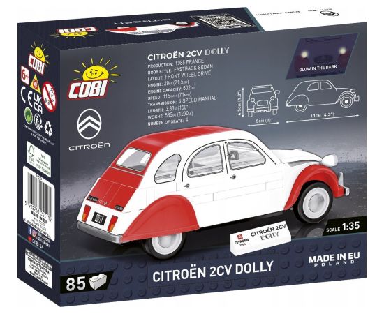 Cobi Klocki Citroen 2CV Dolly