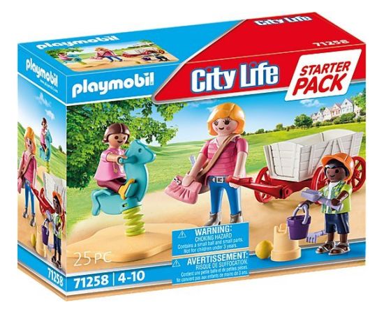 Playmobil Playmobil Starter Pack Opiekunka z wózkiem 71258