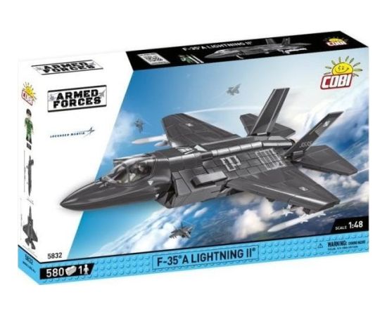 Cobi COBI 5832 Armed Forces Samolot myśliwski wielozadaniowy F-35A Lightning II Poland 580 klocków