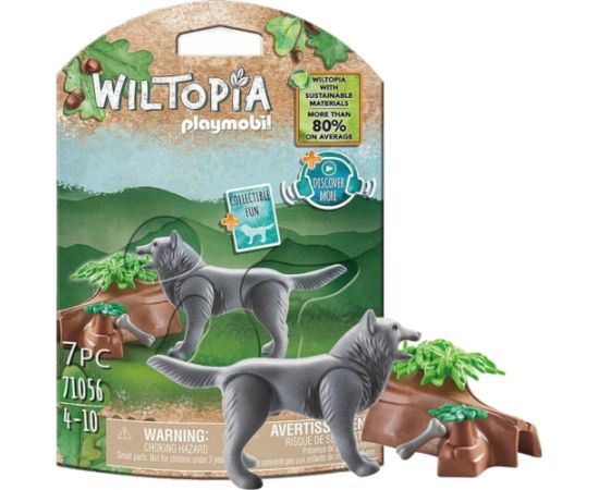 Playmobil PLAYMOBIL 71056 Wiltopia Wolf Construction Toy