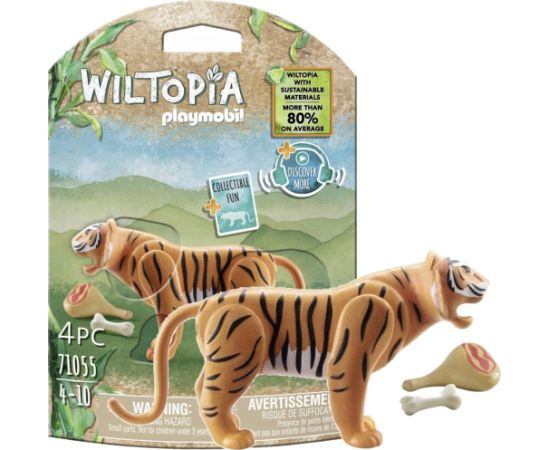 Playmobil PLAYMOBIL 71055 Wiltopia Tiger Construction Toy