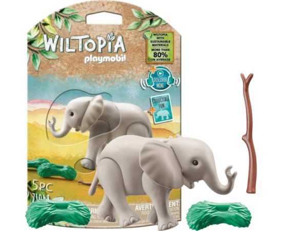 Playmobil PLAYMOBIL 71049 Wiltopia Young Elephant Construction Toy