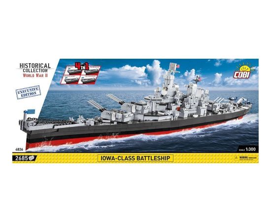 Cobi WWII Iowa-Class Battleship 4in1