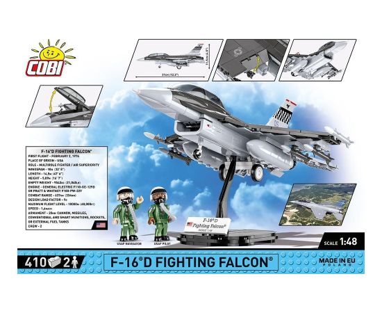 Cobi Armed Forces Samolot F-16D Flighting Falcon