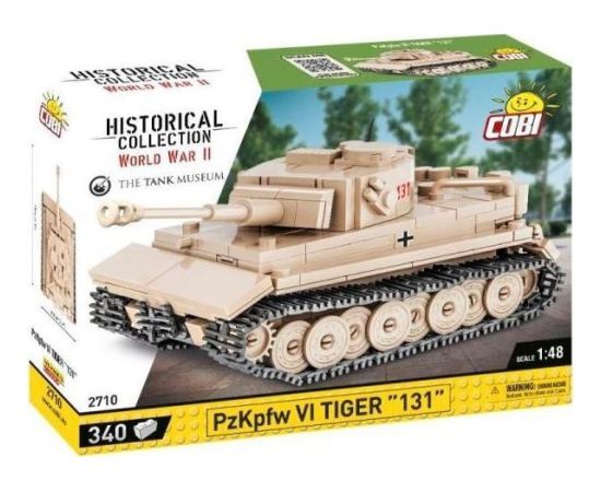 Cobi 2710 Historical Collection WWII Czołg PzKpfw VI Tiger 131 340 klocków