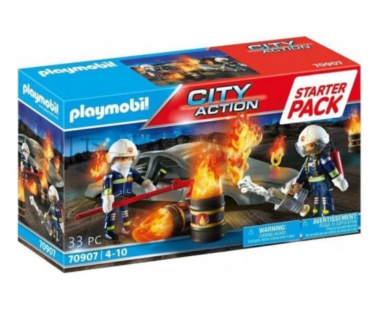 Playmobil PLAYMOBIL 70907 Starter Pack Fire brigade exercise, construction toy