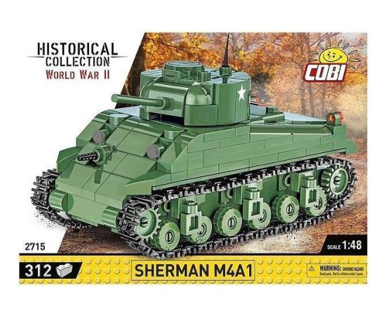 Cobi COBI 2715 Historical Collection WWII Czołg Sherman M4A1 312 klocków