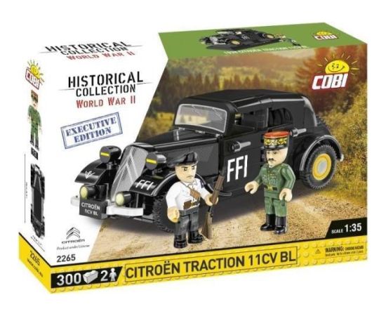 Cobi COBI 2265 Historical Collection WWII Citroen Traction 11CV BL ExeEd 300 klocków