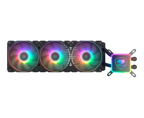 Cougar I Aqua ARGB 360 I 3MAQR360.0004 I AiO Liquid Cooling I Aqua ARGB 360 *1 + 120mm RGB Fan x3 + remote control