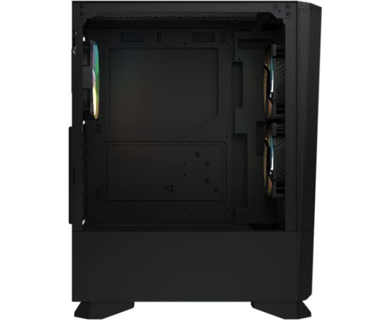 COUGAR | MX430 Mesh RGB Black | PC Case | Mid Tower / Mesh Front Panel / 3 x ARGB Fans / 4mm TG Left Panel