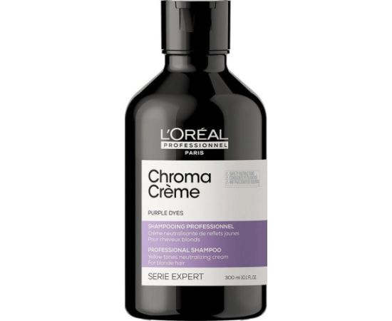 L'oreal L’Oreal Professionnel LOREAL PROFESSIONNEL_Serie Expert Chroma Crema kremowy szampon do neutralizacji żółtych tonów na włosach blond 300ml