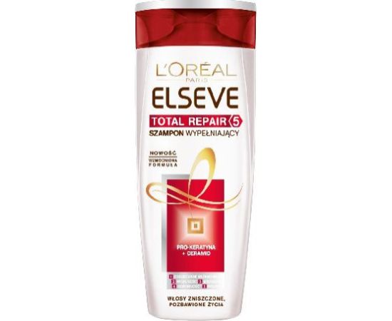 L'oreal L’Oreal Paris Elseve Total Repair Szampon do włosów zniszczonych 400 ml