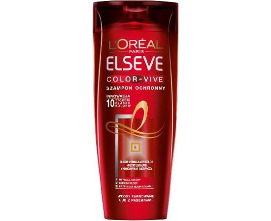 L'oreal L’Oreal Paris Elseve Color Vive Szampon do włosów farbowanych 400 ml