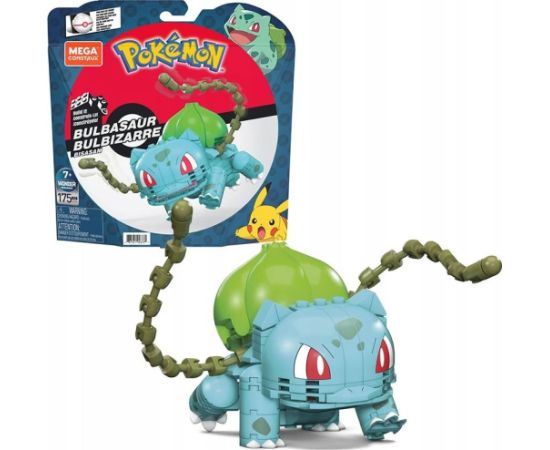 Mattel BULBASAUR POKEMON ORYGINALNE KLOCKI FIGURKA 24H