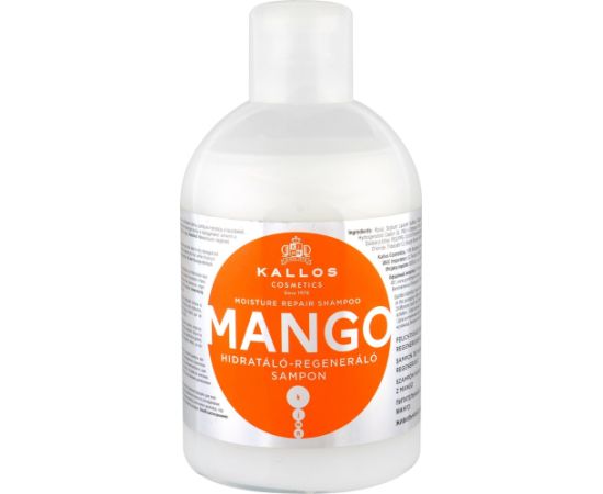 Kallos Moisture Repair Shampoo Mango 1000ml