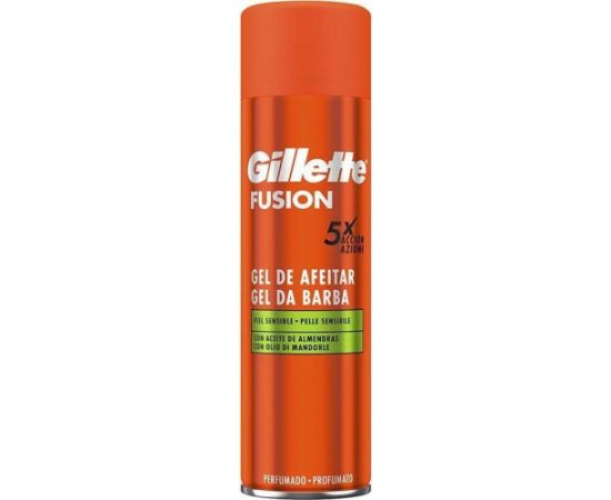 Gillette Fusion żel do golenia dla skóry wrażliwej 200ml