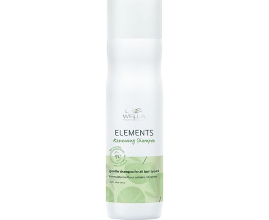 Wella Professionals Wella Professionals, Elements Renewing, Silicone Free, Hair Shampoo, For Shine & Softness, 250 ml For Women