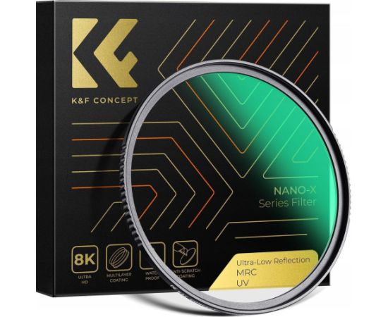 Filtr Cameron Sino FILTR UV Ultra Low Reflection K&F CONCEPT NANO-X MRC 55 mm 55mm / KF01.2462