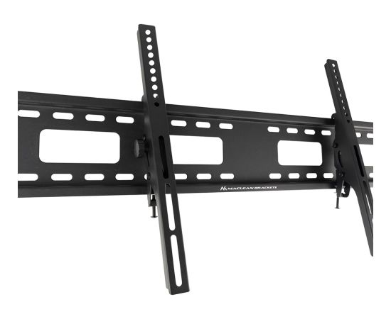 Maclean MC-422 TV Wall Mount Heavy Duty 43"-100" max VESA 800x400 120kg Tilting +/-15° Bracket Holder Hanger with Spirit Level Accessories