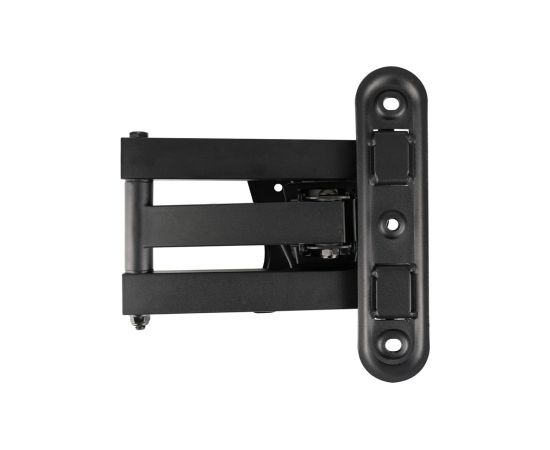 Maclean MC-417 Full Motion TV Monitor Wall Mount 13-32" 30kg max. VESA 100x100 Black Powder Coated Universal Holder Bracket Adjustable Wall Distance Rotating Tilting