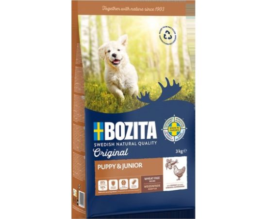 BOZITA Original Puppy & Junior Chicken - dry dog food - 3kg