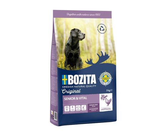 BOZITA Original Senior & Vital Chicken - dry dog food - 3kg