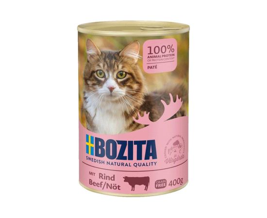 BOZITA Beef Pate - wet cat food - 400g