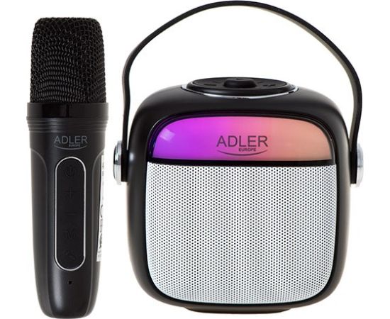 Adler AD 1199 black Karaoke speaker with microphone - SD/USB/AUX/Bluetooth