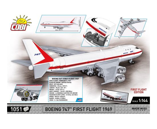 Cobi Klocki Boeing 747 First Flight 1969