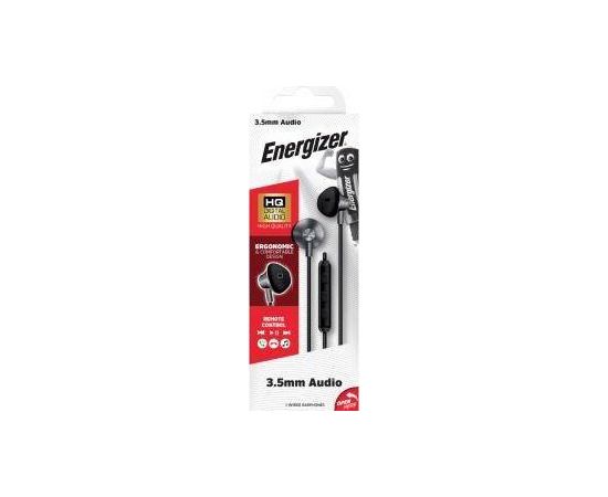 Słuchawki Energizer Energizer Classic UBA15 - Słuchawki przewodowe jack 3,5 mm (Czarny)