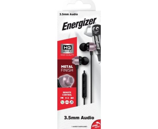 Słuchawki Energizer Energizer Classic CIA10 - Słuchawki przewodowe jack 3,5 mm (Różowe złoto)