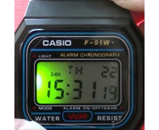 Casio F-91W-1YER