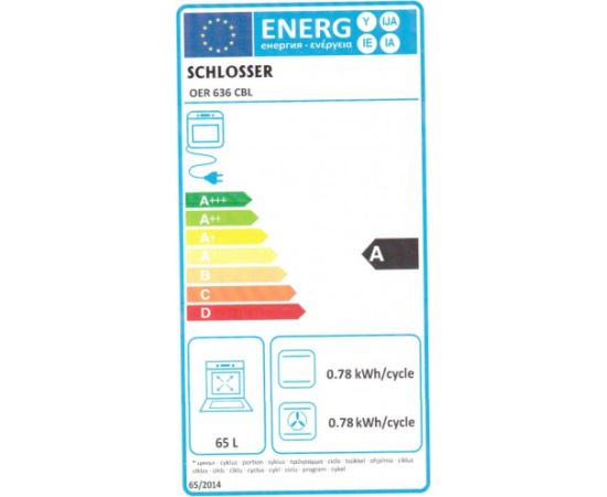 Built in oven Schlosser OER636CBL