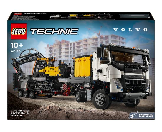 LEGO Technic Ciężarówka Volvo FMX i koparka EC230 Electric (42175)