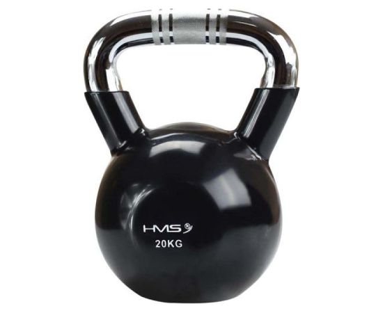 Kettlebell HMS KTC20 BLACK cast iron knurled handle