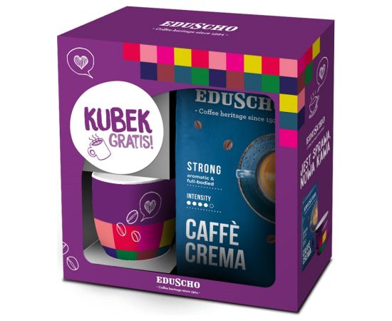 Tchibo Kawa ziarnista EDUSCHO Crema Strong 1kg + kubek