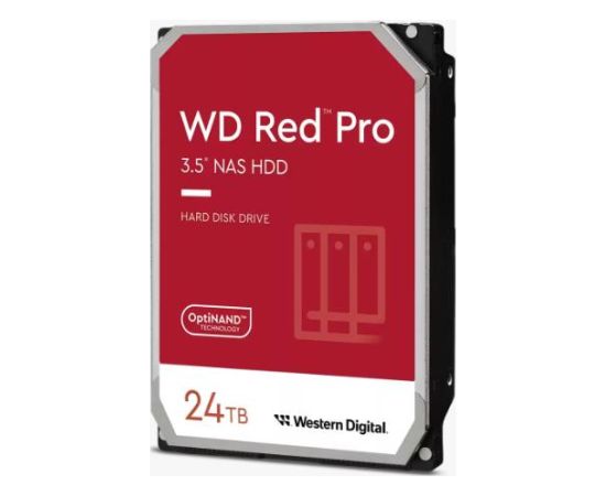 HDD WESTERN DIGITAL Red Pro 24TB SATA 512 MB 7200 rpm 3,5" WD240KFGX