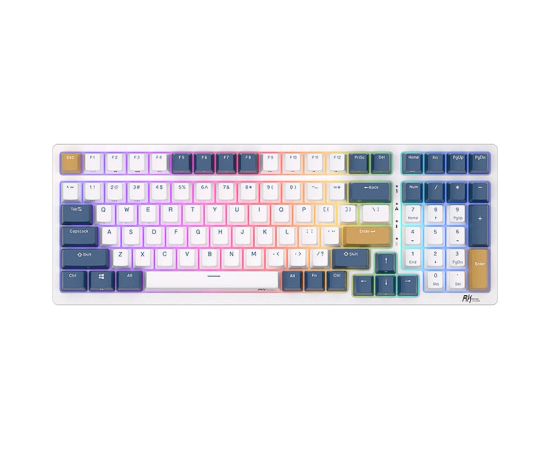 Mechanical keyboard Royal Kludge RK98 RGB, Red switch (blue)