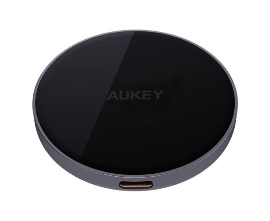 Magnetic Wireless Charger MagFusion Aukey LC-MC10, 15W Qi2 (black)