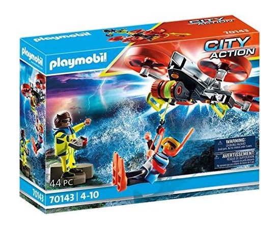 Playmobil Ratowanie Nurka Dronem (70143)